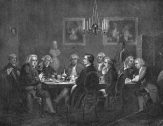 James William Doyle, ‘A Literary Party at Sir Joshua Reynolds’s’ (c.1845)