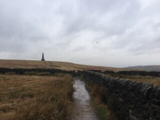 Stoodley Pike, above Hebden Bridge
