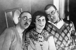 Osip Brik, Lili Brik and Vladimir Mayakovsky