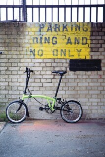 The Brompton bike.