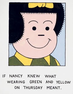 IF NANCY KNEW WHAT WEARING GREEN AND YELLOW ON THURSDAY MEANT