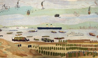 Detail from Craske’s ‘The Evacuation of Dunkirk’