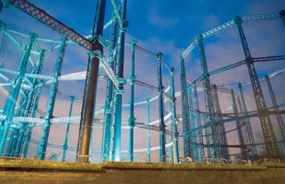 Goods Way gasometers.