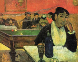 Gauguin’s ‘Le Café de nuit’ (1888), painted shortly after Van Gogh’s version of the same scene