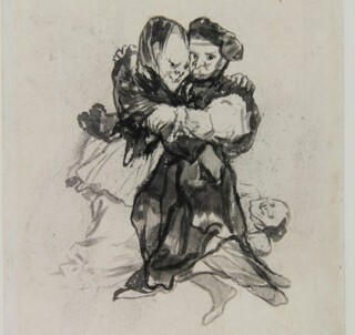 ‘Visiones’ from Goya’s Album D (c.1819-23).
