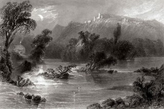 An engraving by J.C. Bentley after William Bartlett (c.1842)