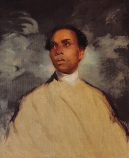 A detail from the Tate’s copy of ‘A Young Black’, painted in the manner of Reynolds, date unknown.