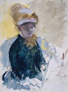 Mary Cassatt’s self-portrait (c.1878)