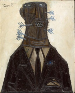 ‘Mr Sebastian’ (1955) by Francis Newton Souza.