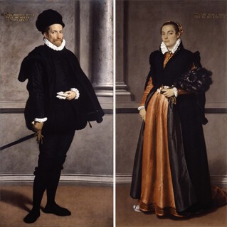 ‘Portrait of Bernardo Spini’ and ‘Portrait of Pace Rivola Spini’ (c.1573-75).