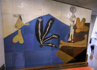 Picasso’s mural for Unesco’s headquarters in Paris.