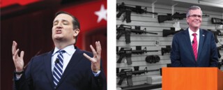 Ted Cruz and Jeb Bush.