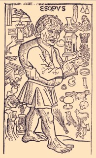 Frontispiece of ‘Aesop’s Fables’, published in Saragossa in 1489.