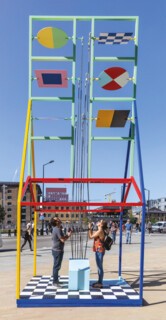 Part of ‘Semaphores’ at King’s Cross Station.