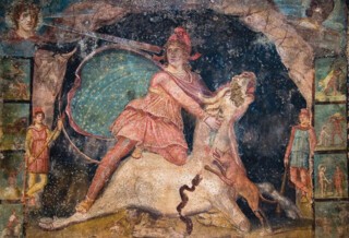 A third-century Italian fresco of Mithras