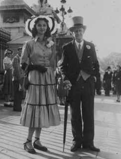 Ilia Warner (not in brogues) and Grandfather Plum