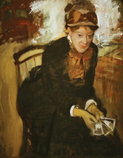 Degas’s portrait of Mary Cassatt (c.1878)