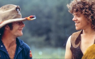 Wavy Gravy and Michael Lang