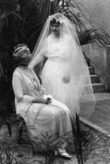Mabel and Millicent at Millicent’s wedding (1920)