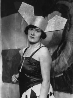 A partygoer at the Metal Ball (1929).