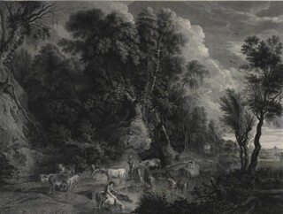 ‘The Watering Place’ after Peter Paul Rubens by John Browne (1770)