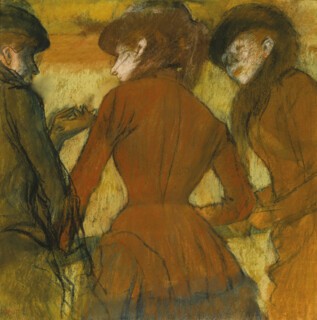 Edgar Degas, ‘Three Women at the Races’ (1885)