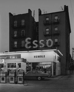 ‘Esso Station and Tenement House, Hoboken, New Jersey’ (1972)