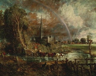 ‘Salisbury Cathedral from the Meadows’ (1831).