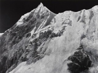 A section of Tacita Dean’s ‘The Montafon Letter’ (2017), drawn in chalk on blackboards