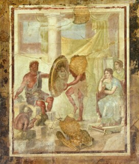 Fresco of Hephaestus with the armour of Achilles (c.45-79)