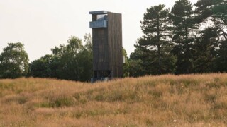 The viewing tower at Sutton Hoo. Photo © Phil Morley