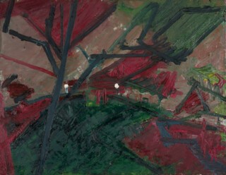 ‘Winter Evening, Primrose Hill Study’ (1974-5) by Frank Auerbach