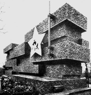 The monument to Rosa Luxemburg and Karl Liebknecht, Berlin (1926).