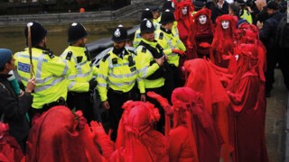 The Red Brigade in London, October 2019