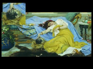 ‘Fulvia with the Head of Cicero’ by Pavel Svedomsky (1880).