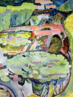‘Landscape with a Pond and Water Lilies’ (1915)
