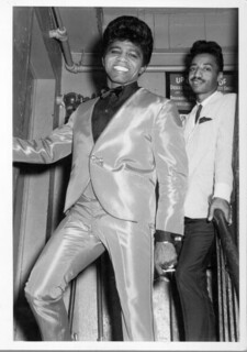 James Brown and Danny Ray backstage at the Apollo. Photo © Michael Ochs Archives/Getty Images