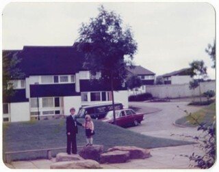 A photograph of the author as a child