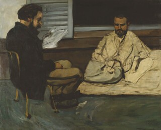 ‘Paul Alexis Reading a Manuscript to Emile Zola’ (c.1870)