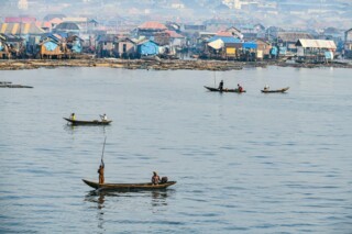 Makoko, Lagos, April 2021. Photo © Michael Runkel / Alamy