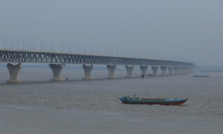 The Padma Bridge in Dhaka, Bangladesh, June 2022. Photo © Md Manik / SOPA Images / Shutterstock