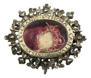 A fragment of Becket’s skull.