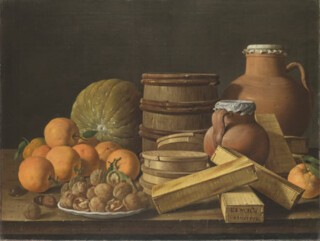 Luis Meléndez, ‘Still Life with Oranges and Walnuts’ (1772).