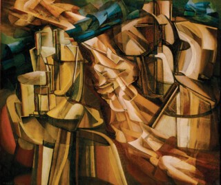 Duchamp’s ‘The King and Queen Surrounded by Swift Nudes’ (1912).