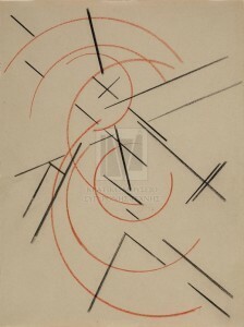 Lyubov Popova, Study for ‘Spatial Force Construction’