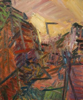 ‘Mornington Crescent - Winter Morning’ (1989) by Frank Auerbach