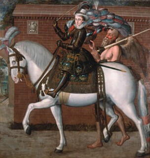 ‘Prince Henry on Horseback’ by Robert Peake the Elder (c.1606-08).