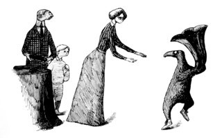 A panel from ‘The Doubtful Guest’ (1957)