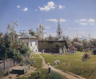 Vasily Polenov, ‘Moscow Courtyard’ (1878).