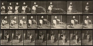 Eadweard Muybridge, ‘Emptying Bucket of Water, Plate 404’ (1887)